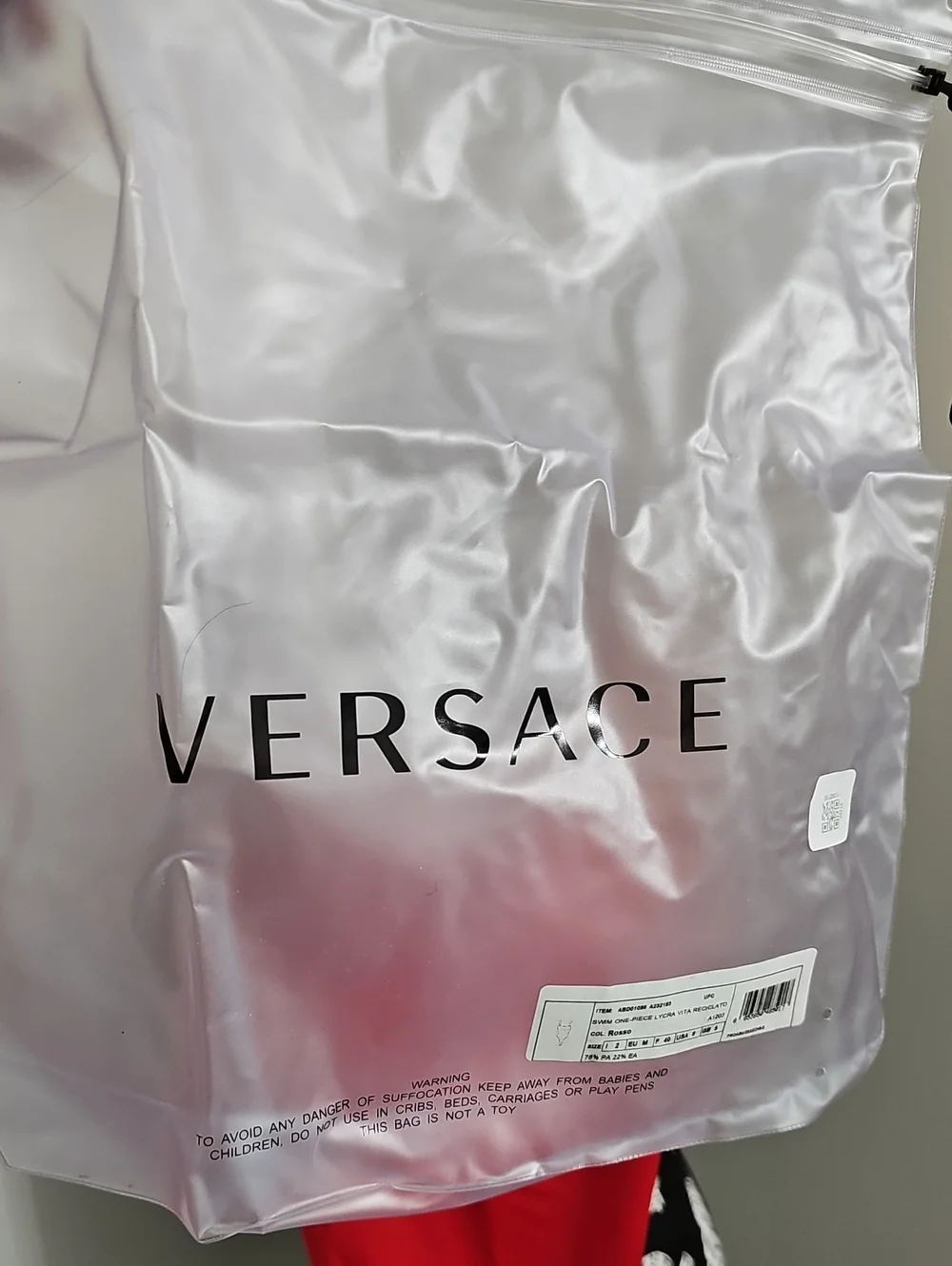 Versace Greca Border One Piece Swimsuit - Picture 9 of 9